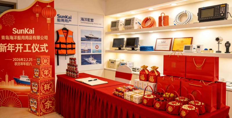 Qingdao SunKai Marine celebra la ceremonia de apertura del Año Nuevo 2026