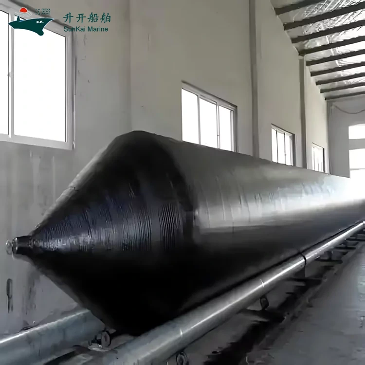 Qingdao Sunkai Marine Supplies Co., Ltd. entrega con éxito el pedido de lanzamiento de airbags para barcos a Malasia
