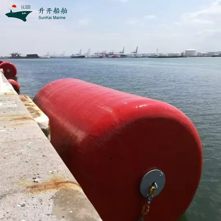 Las defensas rellenas de espuma de SunKai Marine obtienen reconocimiento en los mercados extranjeros y se venden a proyectos marinos en varios países