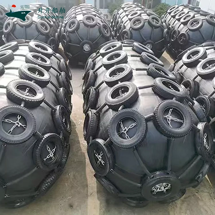 Productos hechos a medida para exportaciones al extranjero | SunKai Marine completa con éxito un pedido personalizado de frenos de colisión marinos y bolsas de aire de goma para un cliente de Malasia