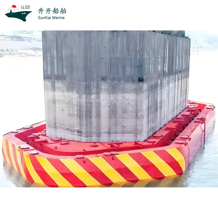 Instalaciones de protección de seguridad del muelle del puente